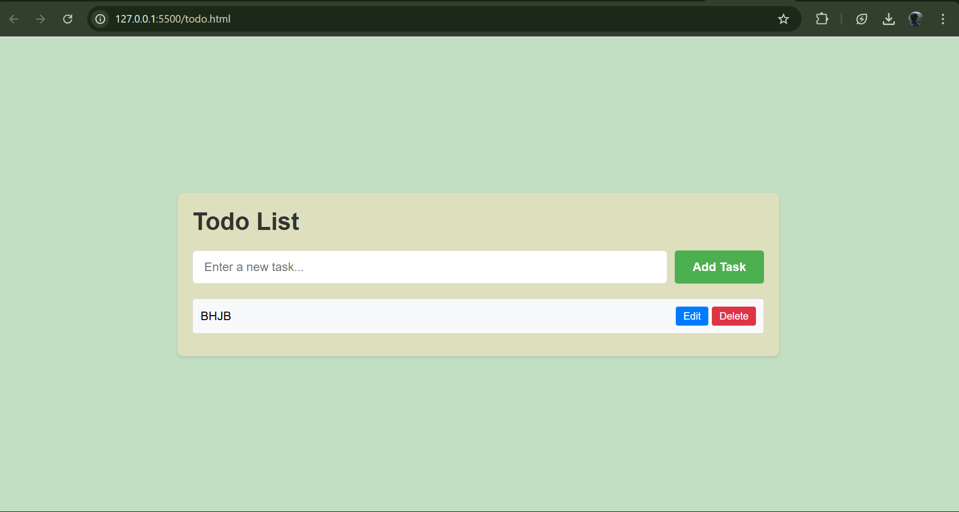 To-do list